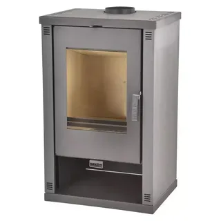 Stahl Kaminofen mit Sichtfenster und 9 kW Heizleistung