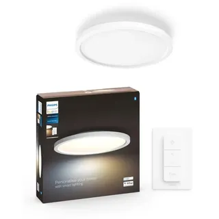 Philips Hue White Ambiance Aurelle Rundpanel 40 cm – WLAN/Bluetooth, weißtonsteuerbar, dimmbar - Weiß