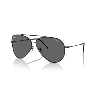 Ray-Ban Unisex Aviator Reverse Sonnenbrille, Schwarz