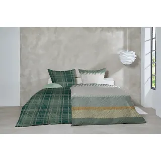 Bettwäsche PRIMERA "Feinbiber-Bettwäsche", gelb (grün, gelb), B/L: 135cm x 200cm, 1 Stk., 1 Stk., Flanell, B/L: 80cm x 80cm, 2 Stk., Flanell, Obermaterial: 100% Baumwolle, Bettwäsche, Bettwäsche, samtweich und natürlich aus reiner Baumwolle