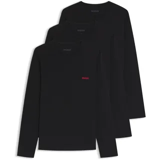 Hugo LS-SHIRT RN TRIPLET schwarz S