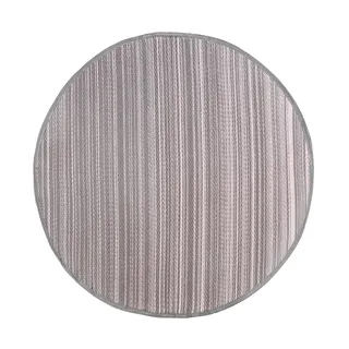 Outdoor Teppich Picknickmatte Rund Modern Timba 120cm - Braun