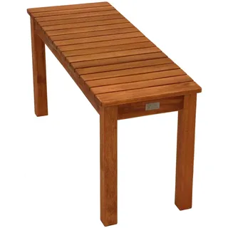 Hockerbank MERIDA, Eukalyptus-Holz geölt, 2-Sitzer FSC®-zertifiziert