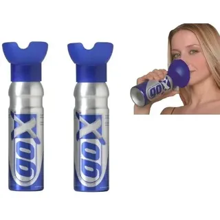 GOX Set mit 2 Sauerstoffflaschen, reiner Sauerstoff, 6 Liter, für Entspannung und Wohlbefinden