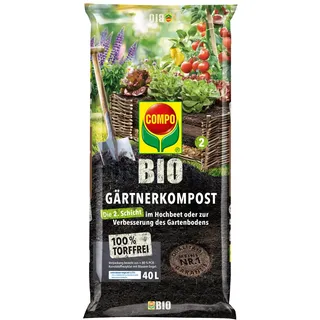 Compo Bio Gärtnerkompost torffrei 40 l