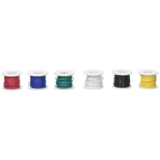 Elenco Solid Hook-Up Wire Kit 6 Colors in a dispenser box # WK-106