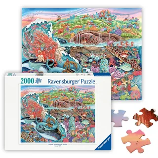 Ravensburger Thalassic Tale Puzzle mit 2000 Teilen | Fördert logisches Denken und Entspannung | Einzigartiges und komplexes Design