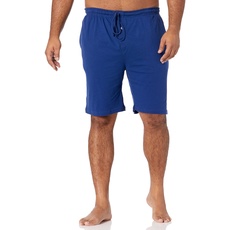 Amazon Essentials Herren 23 cm Schlafanzug-Shorts aus Strick (erhältlich in Big & Tall), Kobaltblau, S