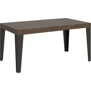 Ausziehbarer Tisch 90x130/234 cm Gestell Flame Premium Walnuss Anthrazit - Grau