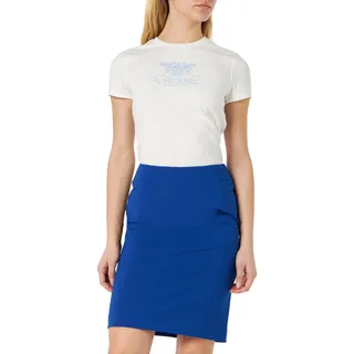 Comma Damen 2145634 Rock, 5603 blau, 38
