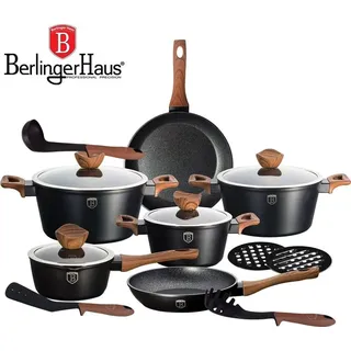 Berlinger Haus Forest Line Topf-Set 15-tlg. Kochtopf + Pfanne
