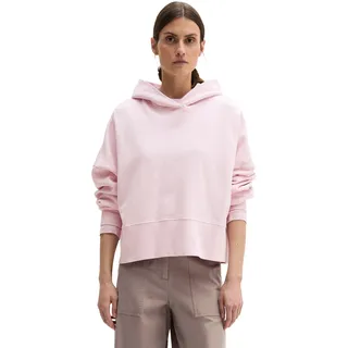 Hoodie MARC O'POLO, Damen, Gr. S, dried rose, Sweatware, Obermaterial: 100% Baumwolle, relaxed fit normal, Bündchen, Sweatshirts Hoodie, relaxed fit mit recycelter Baumwolle, leicht verkürzter Schnitt