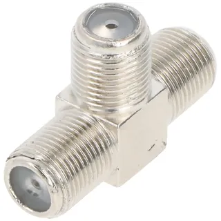 goobay Pro F-adapter T-Type: F female > 2 F female