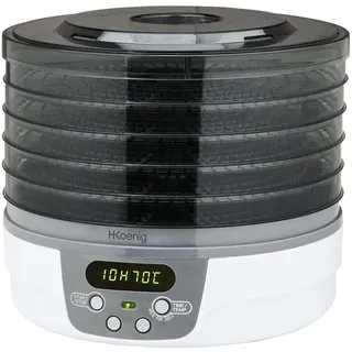 h.koenig Dörrautomat DSY700 Grau/Weiß