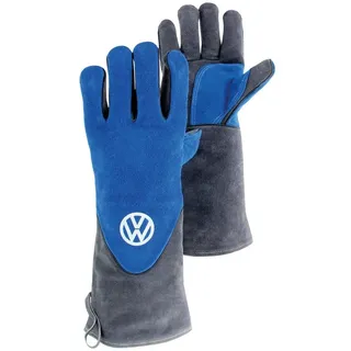 BRISA Grillhandschuhe hitzebeständig blau/grau