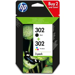 HP 302 schwarz + CMY (X4D37AE)