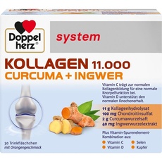 Bild von System Kollagen 11.000 Curcuma + Ingwer Trinkfläschchen 30 St.