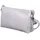 Clutch Kunstleder Silver