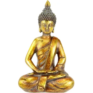 I.GE.A. Dekofigur »Buddha«, goldfarben
