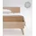 Spannbettlaken Mako-Satin 160 x 200 cm sand