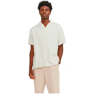 Jack & Jones Coba Stripe Resort Kurzarmhemd - Fields Of Rye - M