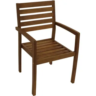 DEGAMO Nizza Gartensessel 55 x 51 x 89 cm braun