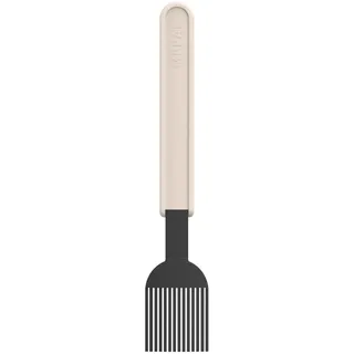 Mepal - Backpinsel Chef it - Weiche und Flexible Silikonborsten - Hitzebeständiges Silikon: bis zu 250°C - Spülmaschinengeeignet - Küchenutensilien - 22 cm - Chalk
