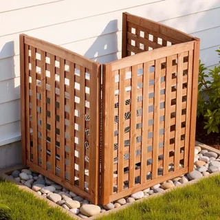 Vevor Sichtschutzzaun 81 x 92 cm Holz