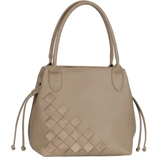 Gabor Shopper Umhängetasche Reißverschluss Mittelgroß beige