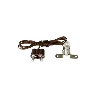 Kahlert Licht 60606 Beleuchtung Glühlampe mit Metallsteg Klar E5.5 3.5 V