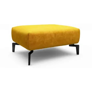 Sensoo Hocker , Gelb , Metall , 90x70x46 cm , Stoffauswahl , Wohnzimmer, Sessel, Hocker & Hockerbänke, Sitzhocker
