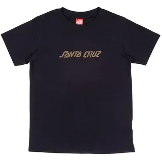 Santa Cruz Screaming Grizzly Kurzarm-t-shirt - Black - 8-10 Jahre