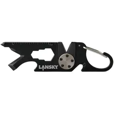 Lansky Herren Roadie, 8-in-1 Schärfer Messer, schwarz, 9,0cm