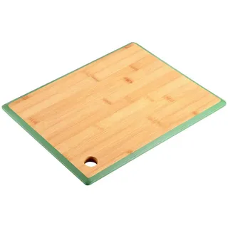Kesper Schneidebrett Bambus mit Griff grün , Naturmaterialen , 26x35 cm , Küchenzubehör, Schneidebretter
