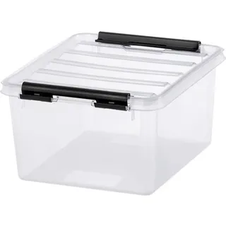 SmartStore Aufbewahrungsbox CLASSIC 17 x 21 x 11 cm 11-tlg. transparent / schwarz
