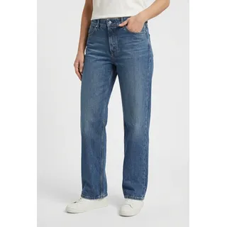 5-Pocket-Jeans MARC O'POLO DENIM "Model Tomma, High Waist", Damen, Gr. 29, Länge 32, medium blau, Denim/Jeans, Obermaterial: 80% Lyocell, 20% Baumwolle, lang, Jeans 5-Pocket-Jeans