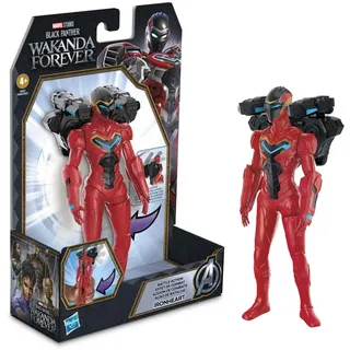 Marvel Studios' Black Panther Wakanda Forever Battle Action Ironheart, 15,2 cm Actionfigur, Spielzeug für Kinder ab 4 Jahren