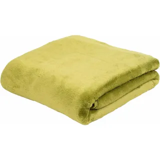 Gözze Premium Cashmere Feeling Kuscheldecke 180 x 220 cm Grün