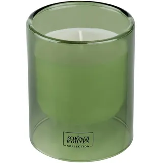 Schöner Wohnen Basil L Duftkerze 11 cm grün