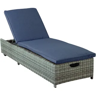 MWH Verando Sonnenliege Aluminium/Geflecht/Olefin