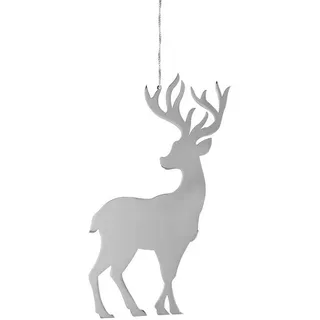 Fink Dekohänger Hirsch JASPER 30 cm silber