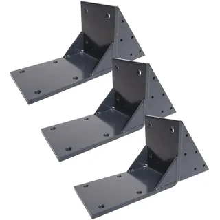 Mendler 3er-Set Dachsparrenadapter für Kassetten-Markise T124, Dachsparren Halterung Adapter ~ anthrazit