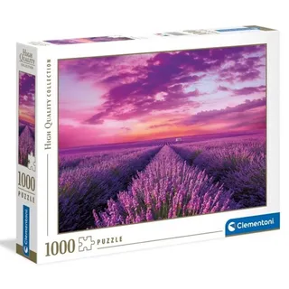 Clementoni 98450 - Puzzle - Lavendel Feld (1000 Teile) Puzzel Landschaft