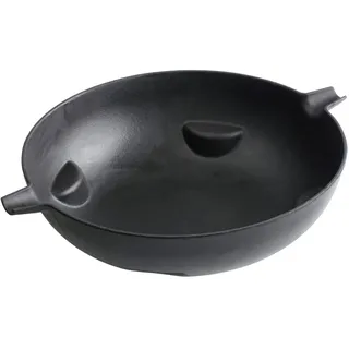 Tepro Wok 35,3 cm Gusseisen Schwarz