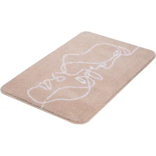 KLEINE WOLKE Face Lila 120 x 70 cm