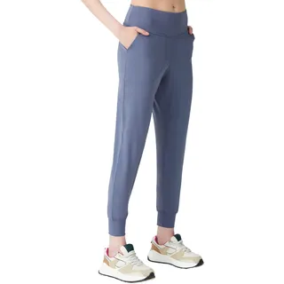 LOS OJOS Damen Joggers Trainingsanzug, Kohle, S EU