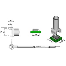 Bild von SMD-Entlötspitze für T245