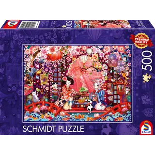 Schmidt Puzzle Japanese Tea Ceremony 500 Teile Landschaft