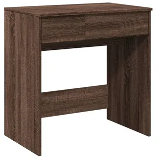 vidaXL Schminktisch mit Spiegel Braun Eichen-Optik 73x46,5x120 cm