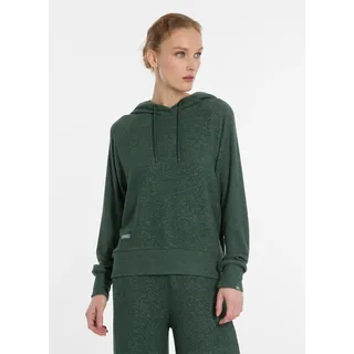 Kapuzensweatshirt RAGWEAR "TONNARA", Damen, Gr. M, pine grün, Feinstrick, Obermaterial: 75% Viskose, 22% Polyester, 3% Elasthan, unifarben, normal, Rundhals, Sweatshirts Kapuzensweatshirt